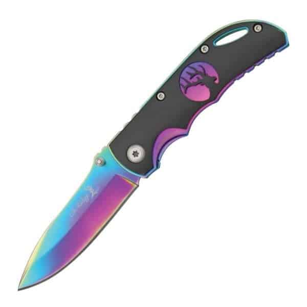 Elk Ridge Rainbow Linerlock Folding Knife